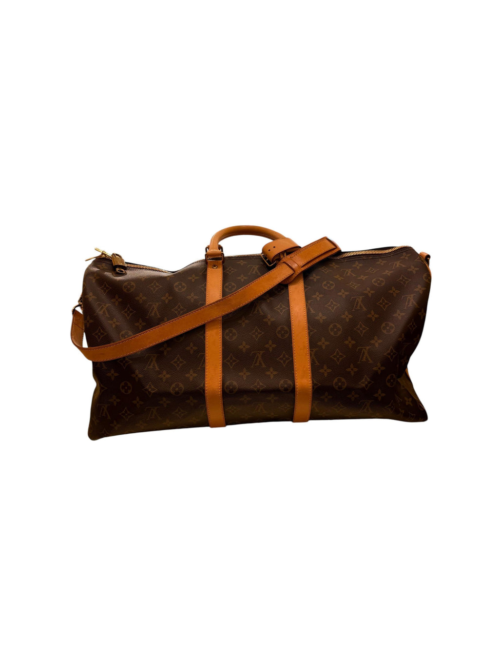 Louis Vuitton - Torba Keepall Bandoulière 45 Płócienna - Brązowy