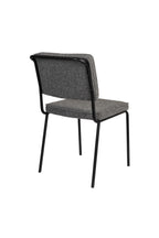 Buddy - Lot De 2 Chaises De Salle À Manger - Tissu - Noir