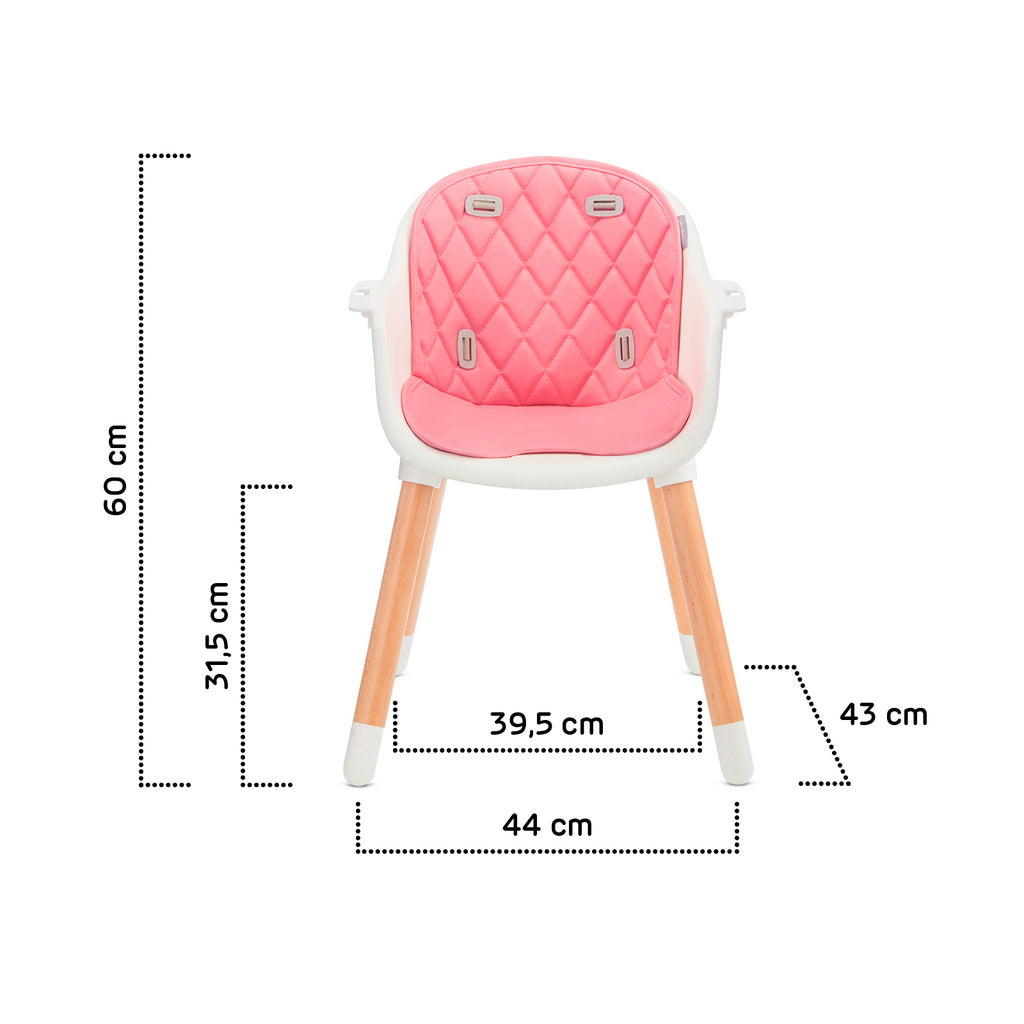 Seggiolone Pappa Sienna Rosa