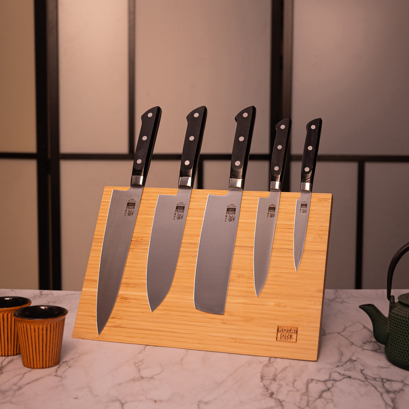 Hashi Classic Collection - Deluxe Complete 10-piece Set: 5 Knives + 5 Accessories