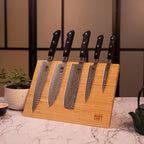 Hashi Tsuchime Collection - Deluxe Complete 10-Piece Set: 5 Knives + 5 Accessories
