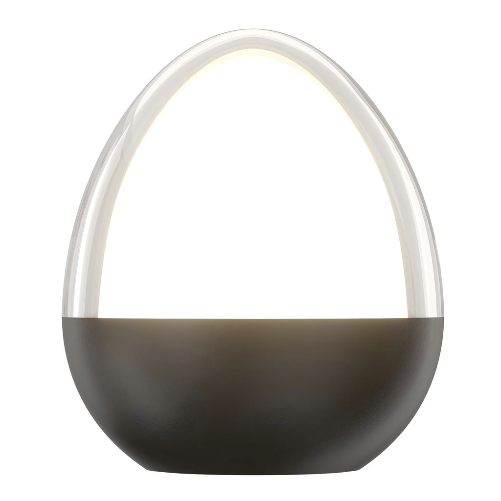 Ovie - Lámpara de mesa inalámbrica - Acero - Negro