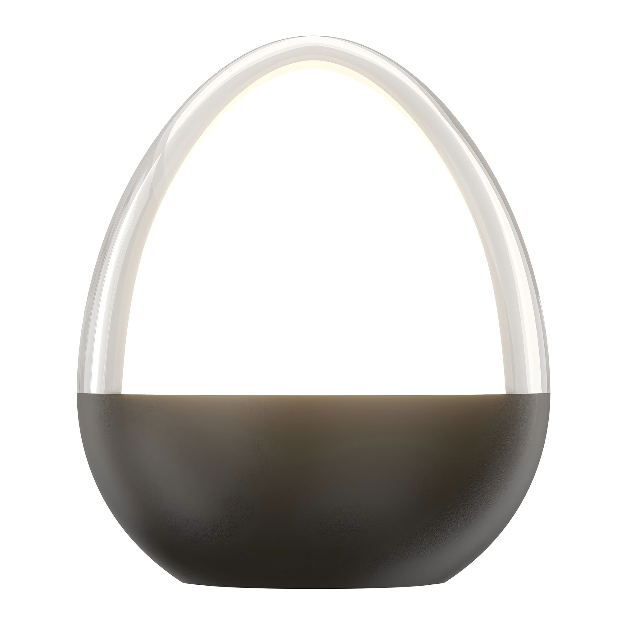 Ovie - Lámpara de mesa inalámbrica - Acero - Negro