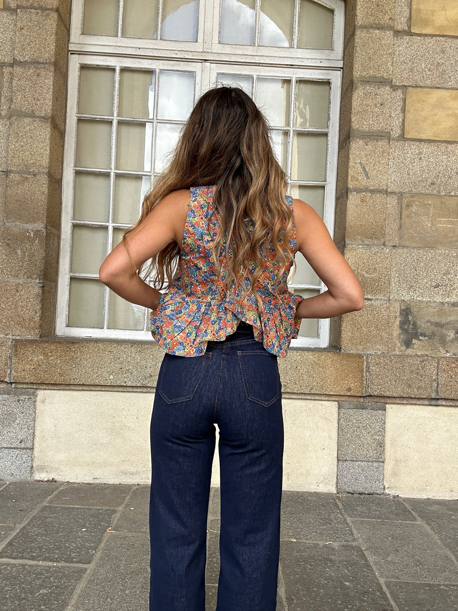 Vaqueros Loane de denim crudo