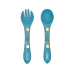 Silicone Fork & Spoon Set - The Elephant