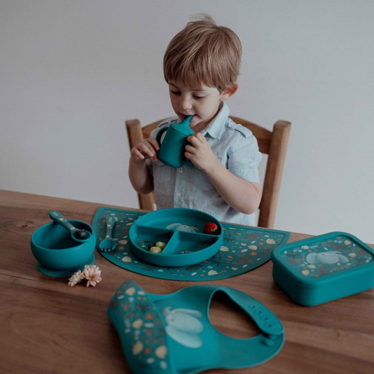 Silicone Fork & Spoon Set - The Elephant