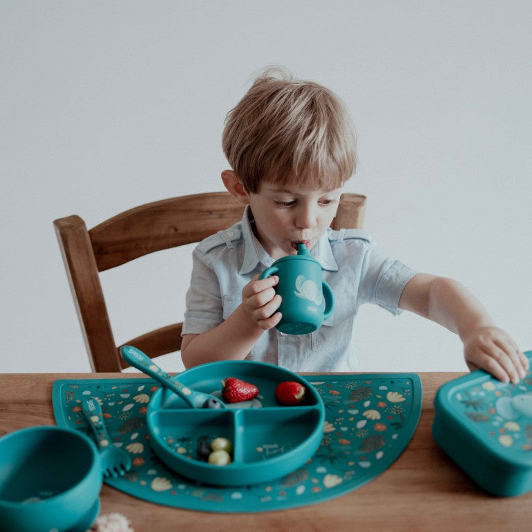 Silicone Fork & Spoon Set - The Elephant
