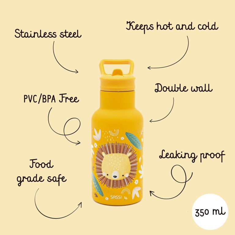 Insulated Water Bottle 350 ml - The Lion