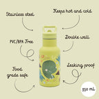 Insulated Water Bottle 350 ml - The Dinosaur
