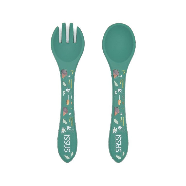 Silicone Fork & Spoon Set - The Fox