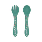 Silicone Fork & Spoon Set - The Fox