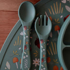 Silicone Fork & Spoon Set - The Fox