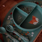 Silicone Fork & Spoon Set - The Fox