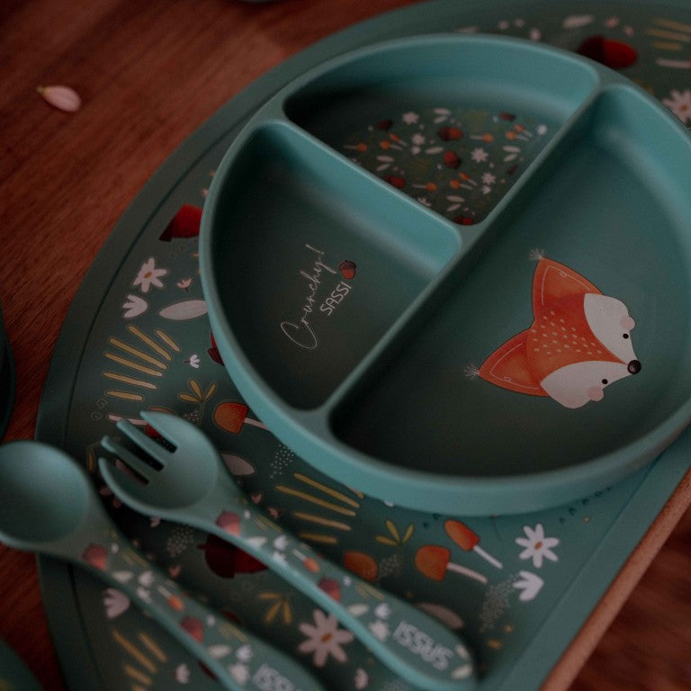 Silicone Fork & Spoon Set - The Fox