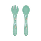 Silicone Fork & Spoon Set - The Polar Bear