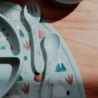 Silicone Fork & Spoon Set - The Polar Bear
