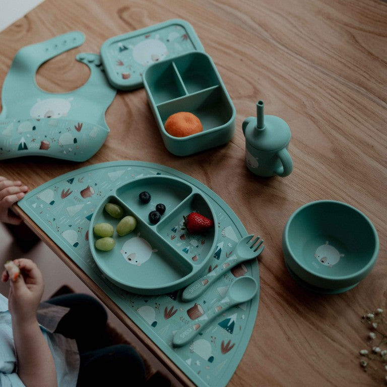 Silicone Fork & Spoon Set - The Polar Bear