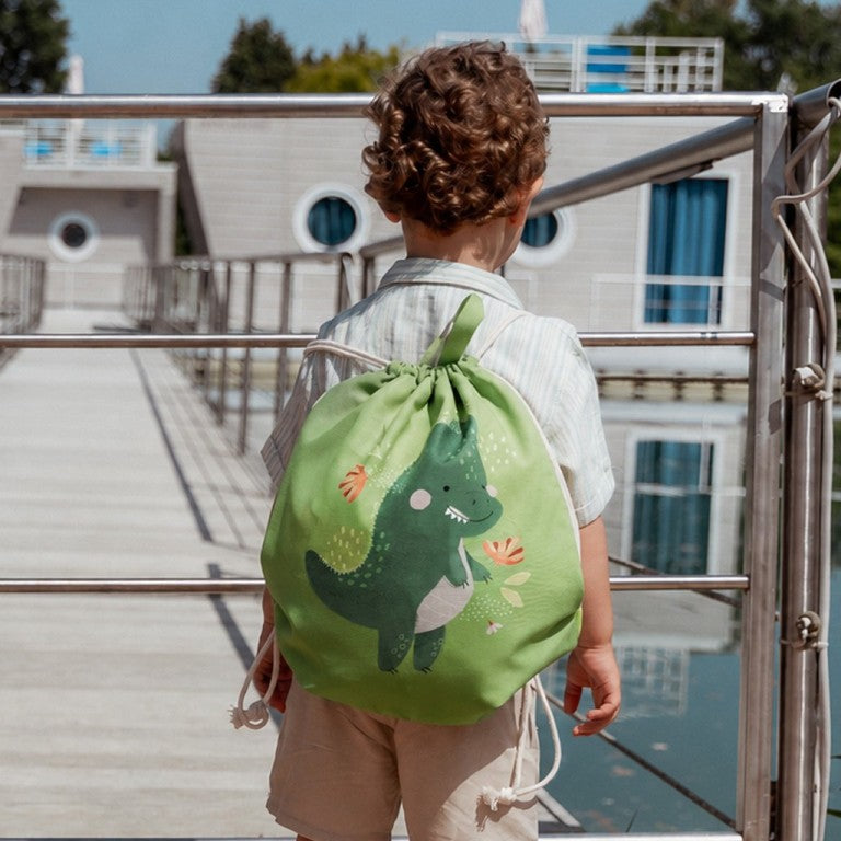 Swimming Bag (Drawstring) - Dinosaur