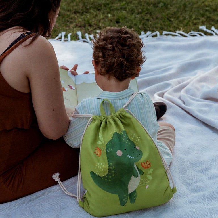 Swimming Bag (Drawstring) - Dinosaur