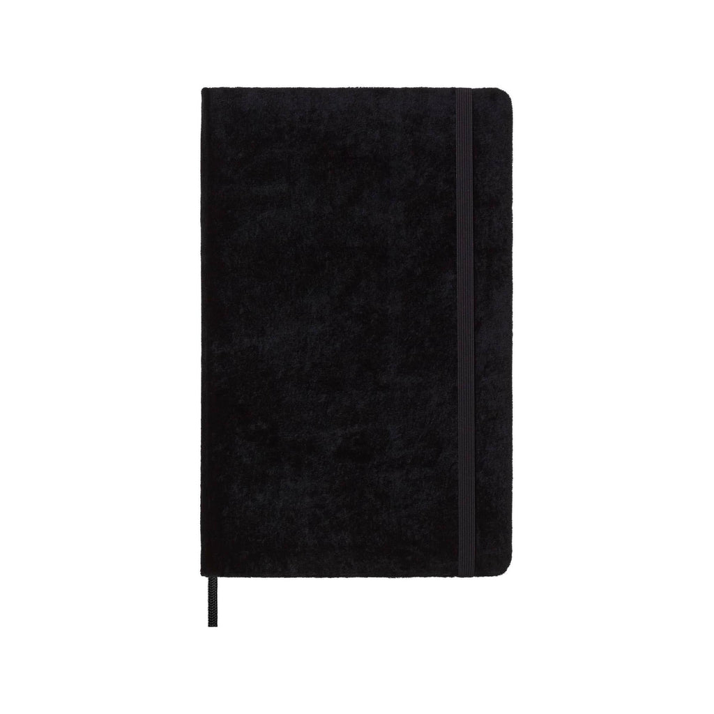 Cuaderno Textil Large 13X21 - Páginas Rayadas - Negro