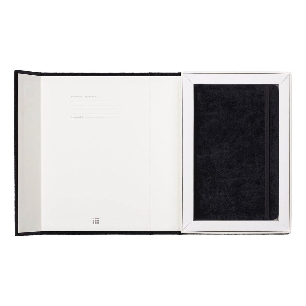 Cuaderno Textil Large 13X21 - Páginas Rayadas - Negro