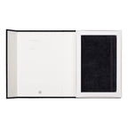 Cuaderno Textil Large 13X21 - Páginas Rayadas - Negro