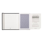 Cuaderno Textil Large 13X21 - Páginas Rayadas - Negro