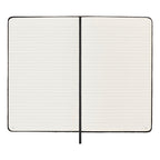 Cuaderno Textil Large 13X21 - Páginas Rayadas - Negro