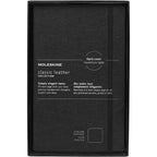 Cuaderno Textil Large 13X21 - Páginas Rayadas - Negro