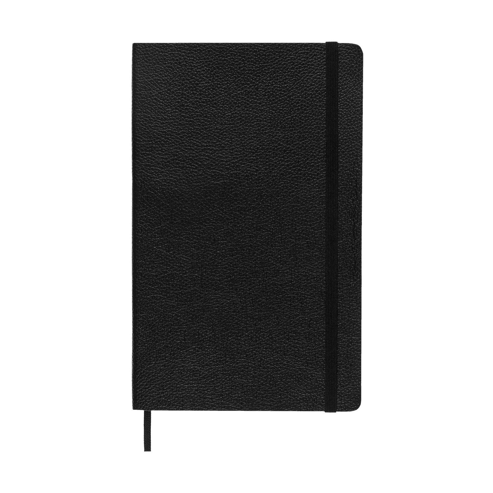 Cuaderno Textil Large 13X21 - Páginas Rayadas - Negro