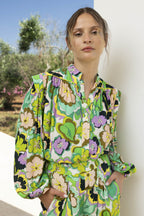 The Andy Maxi Flower Katia Shirt