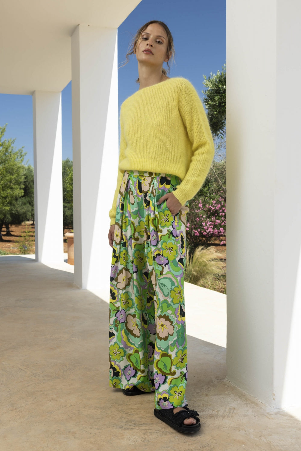 Le Pantalon Dylan Maxi Flower Katia