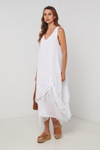 Robe - Blanc - Femme
