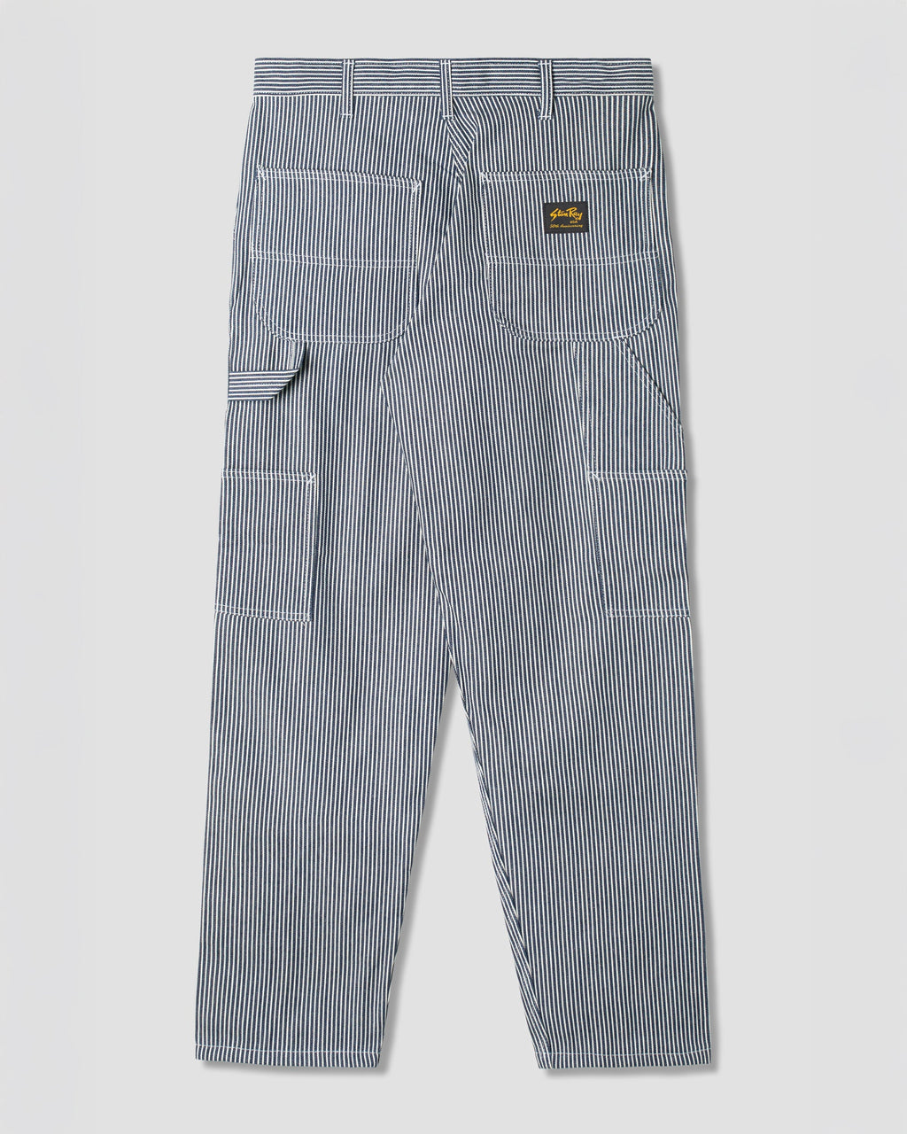Pantalón de pintor de los años 80 - Rayas de nogal