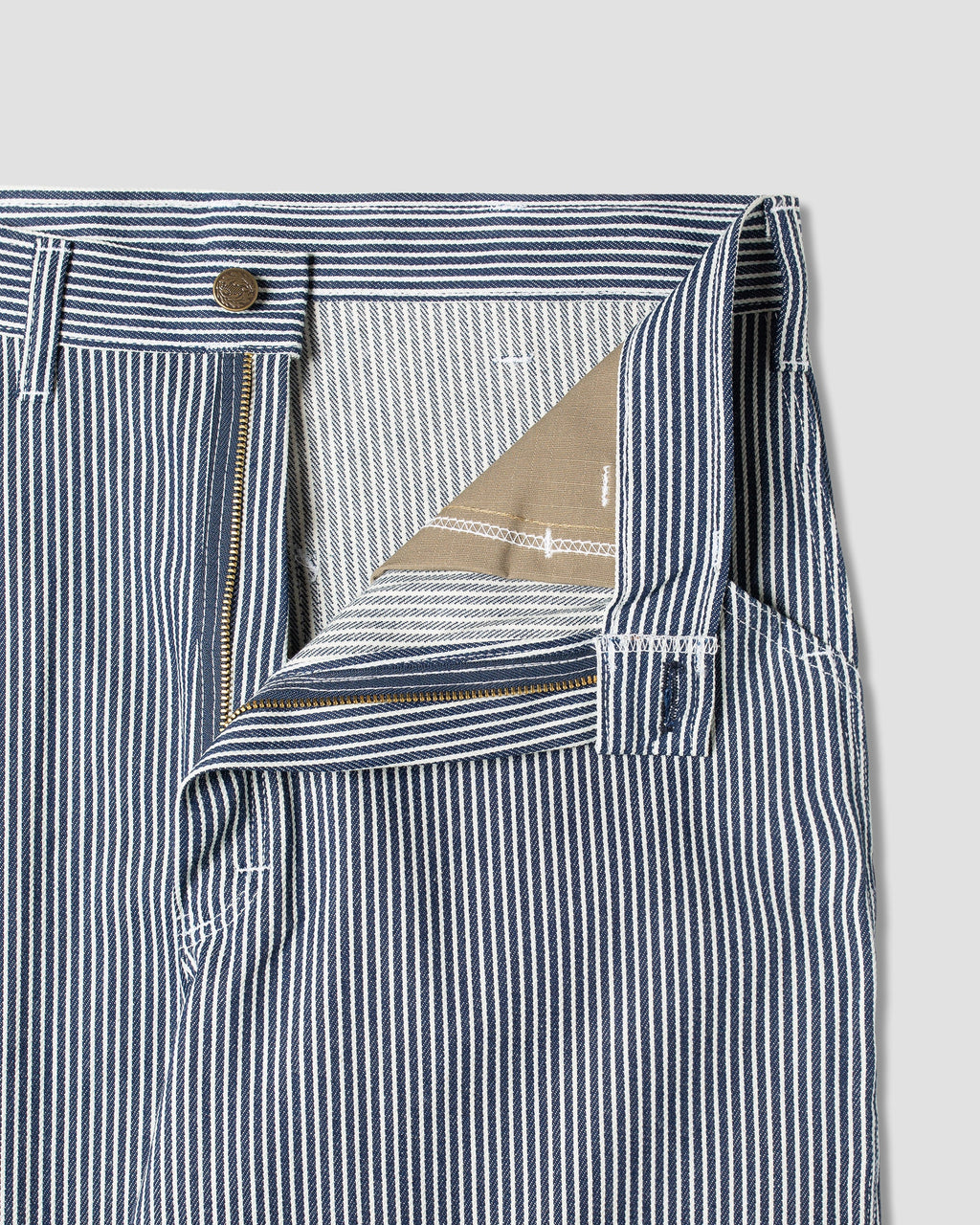 Pantalón de pintor de los años 80 - Rayas de nogal