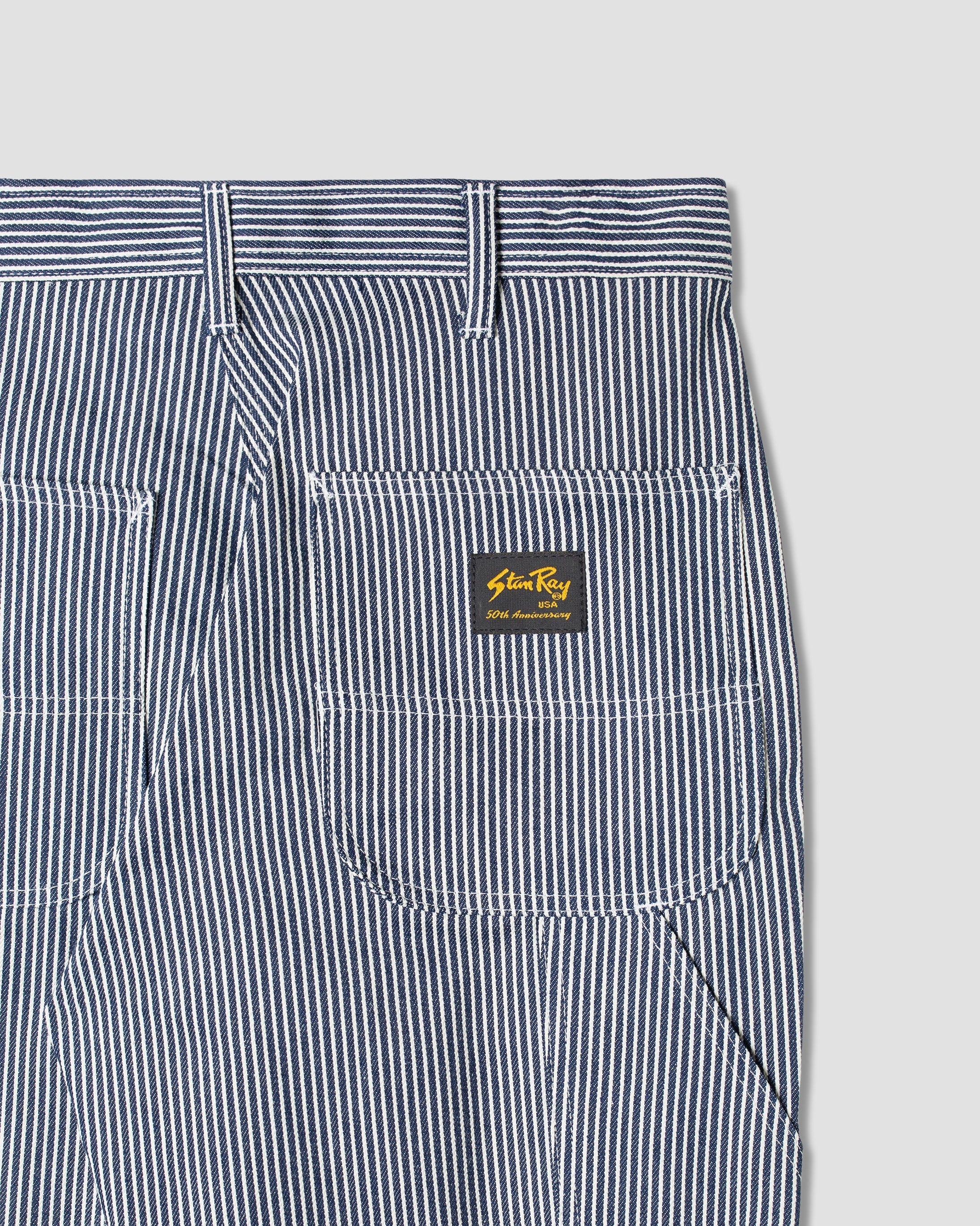 Pantalón de pintor de los años 80 - Rayas de nogal