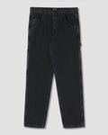 Pantalón pintor de los años 80 - Denim negro lavado a la piedra