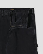 Pantalón pintor de los años 80 - Denim negro lavado a la piedra