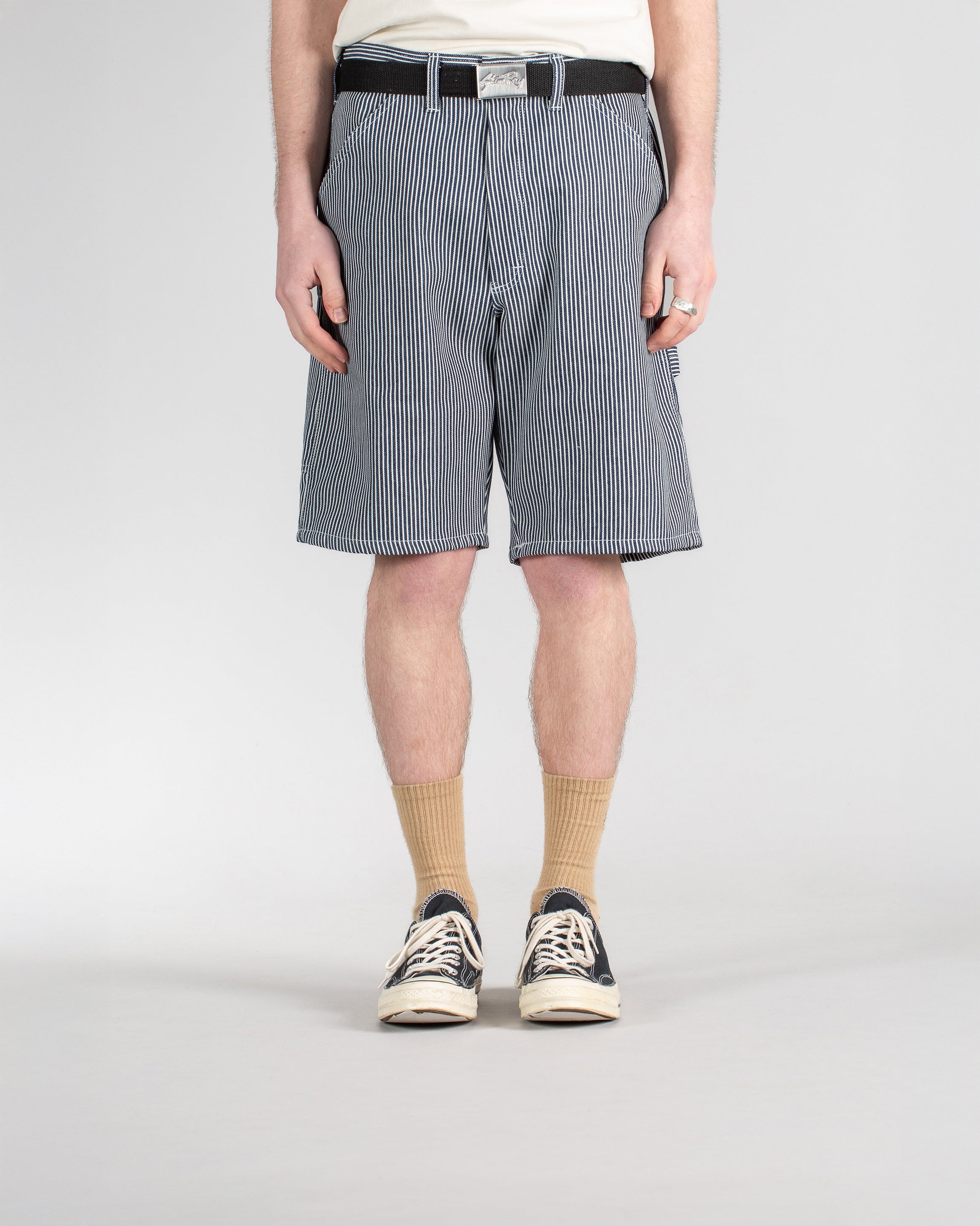 Pantalones cortos de pintor de los años 80 - Hickory Stripe