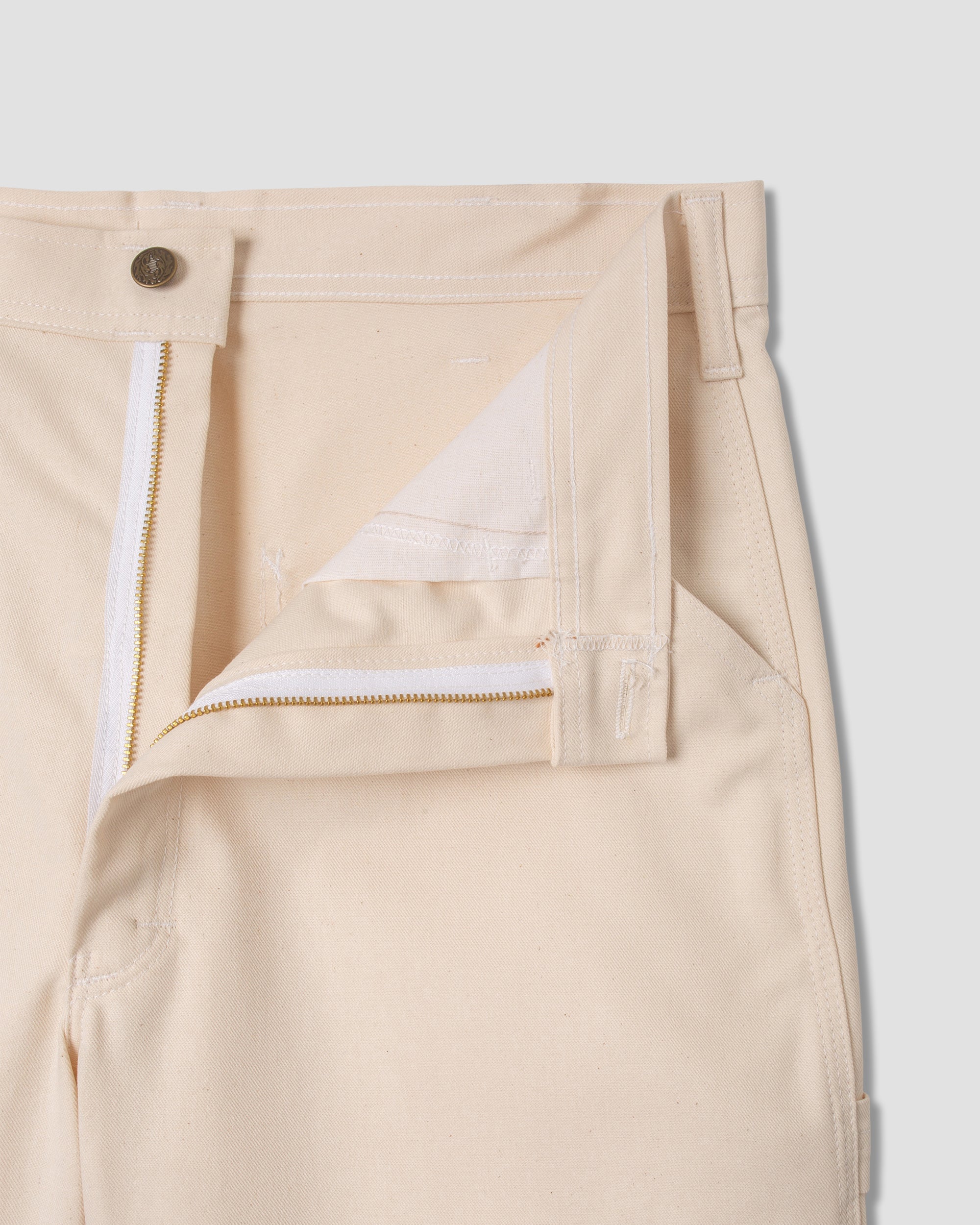 80S Painter Shorts - Natural Drill