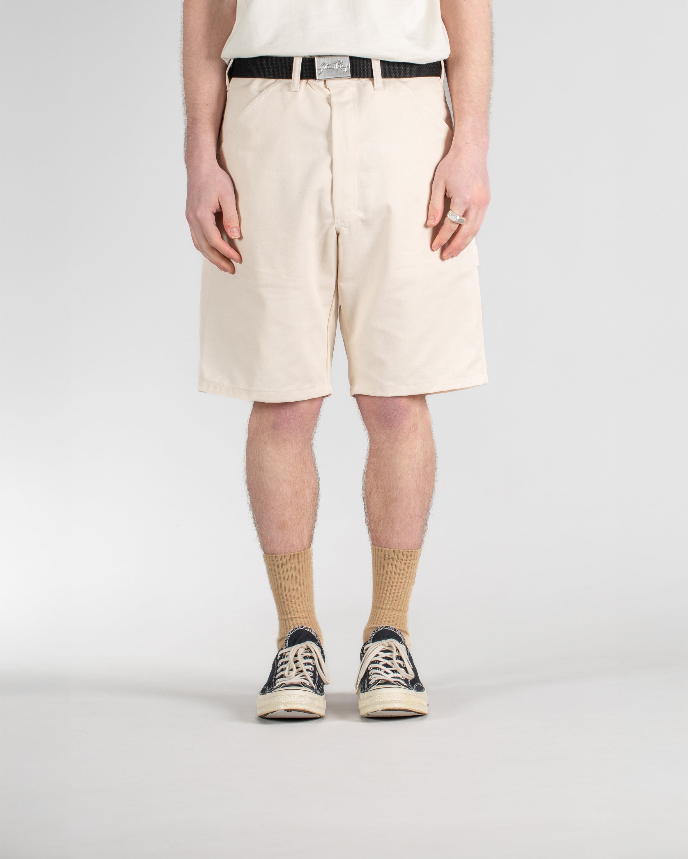 80S Painter Shorts - Natural Drill