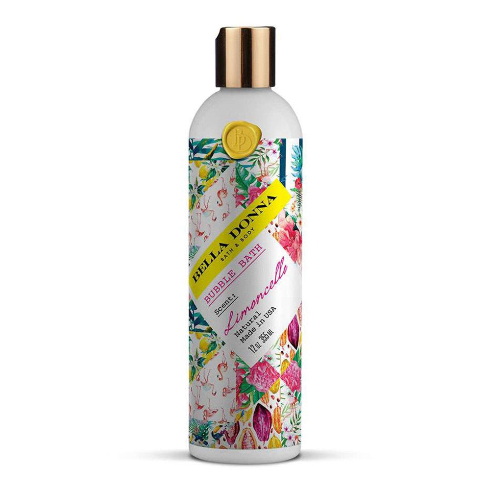 Bella Donna Bath and Body Bubble Bath, Limoncello, 12 Oz