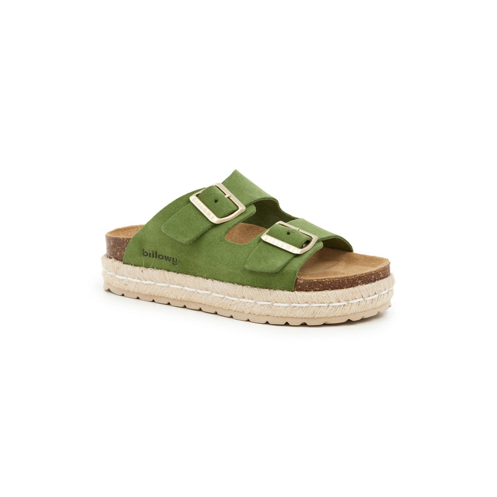 Sandalias verdes - Mujer