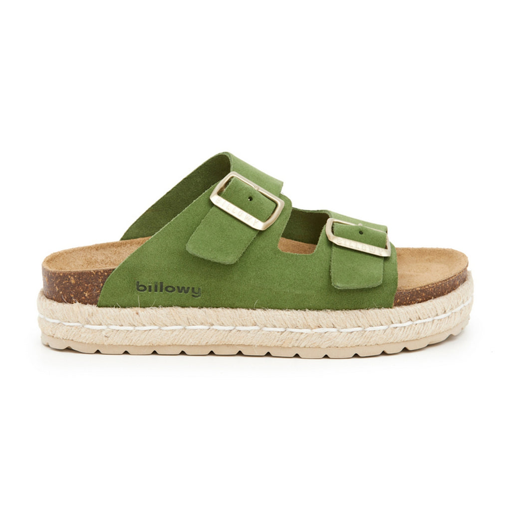 Sandalias verdes - Mujer
