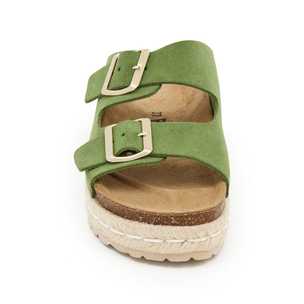 Sandalias verdes - Mujer