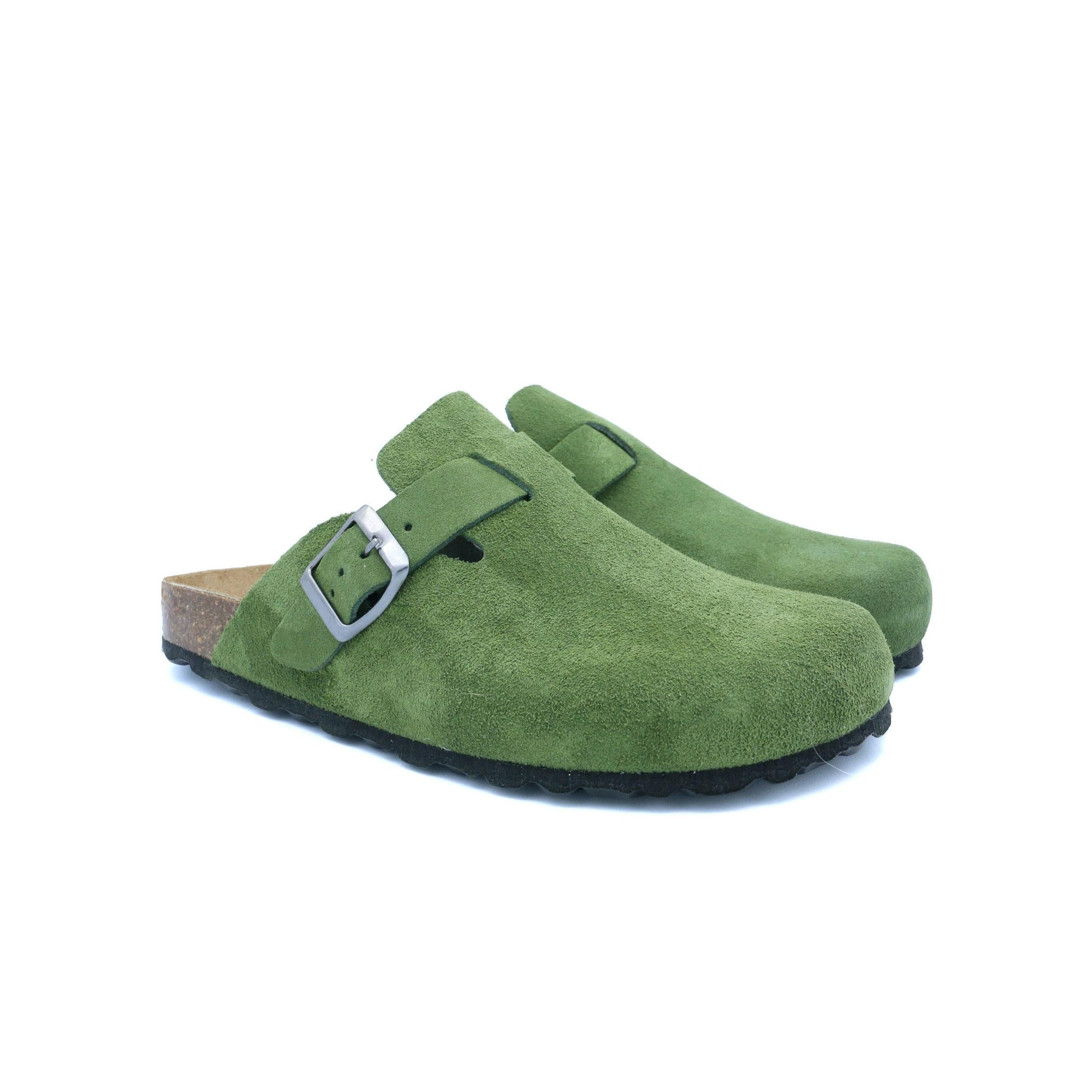 Zuecos Verde - Mujer
