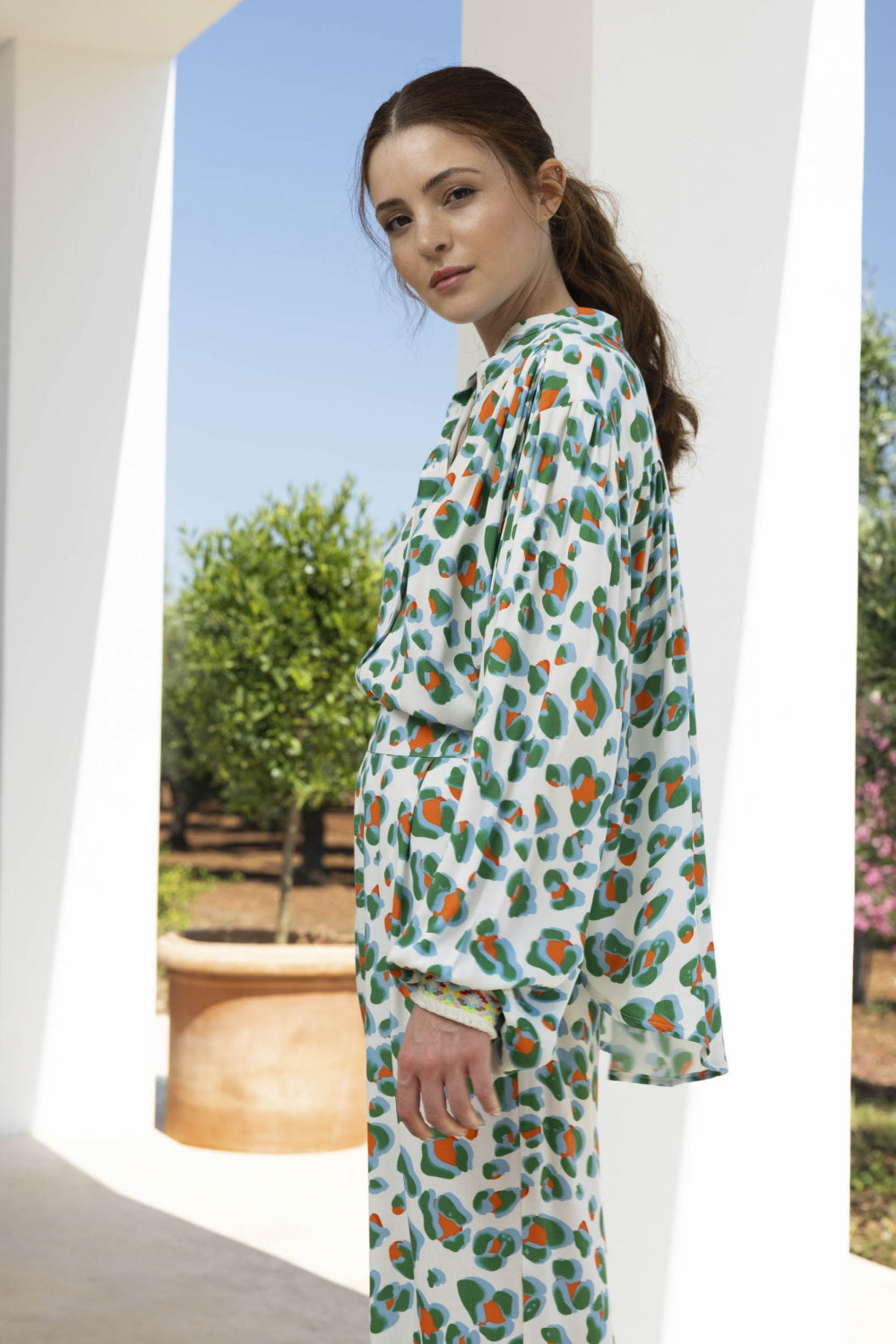 La blusa Ornella Léo Fluo