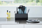 Kitchen Utensil & Chopping Board Stand - Tower - Black