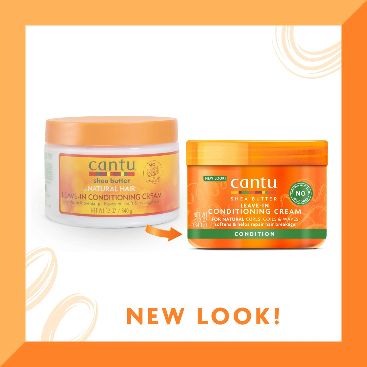Cantu Shea Butter Leave-In Conditioning Cream, 12 Oz