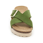 Sandalias verdes - Mujer